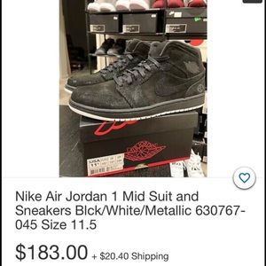 Air Jordan 1 mid “Suit&Sneakers”